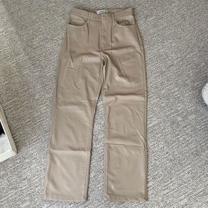 Women's Abercrombie Black Leather Pants